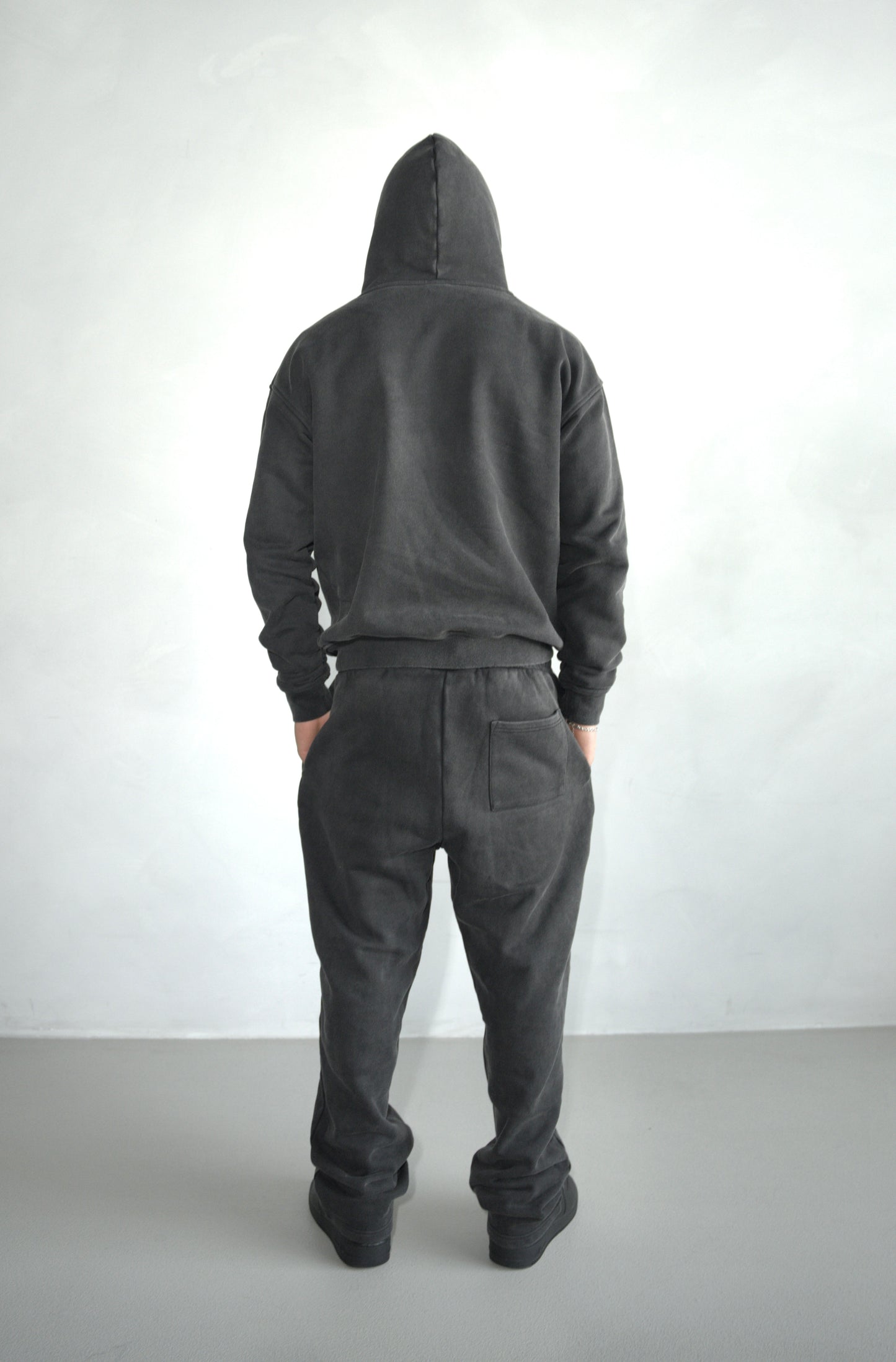 Washed Black Heavyweight Sweatpants