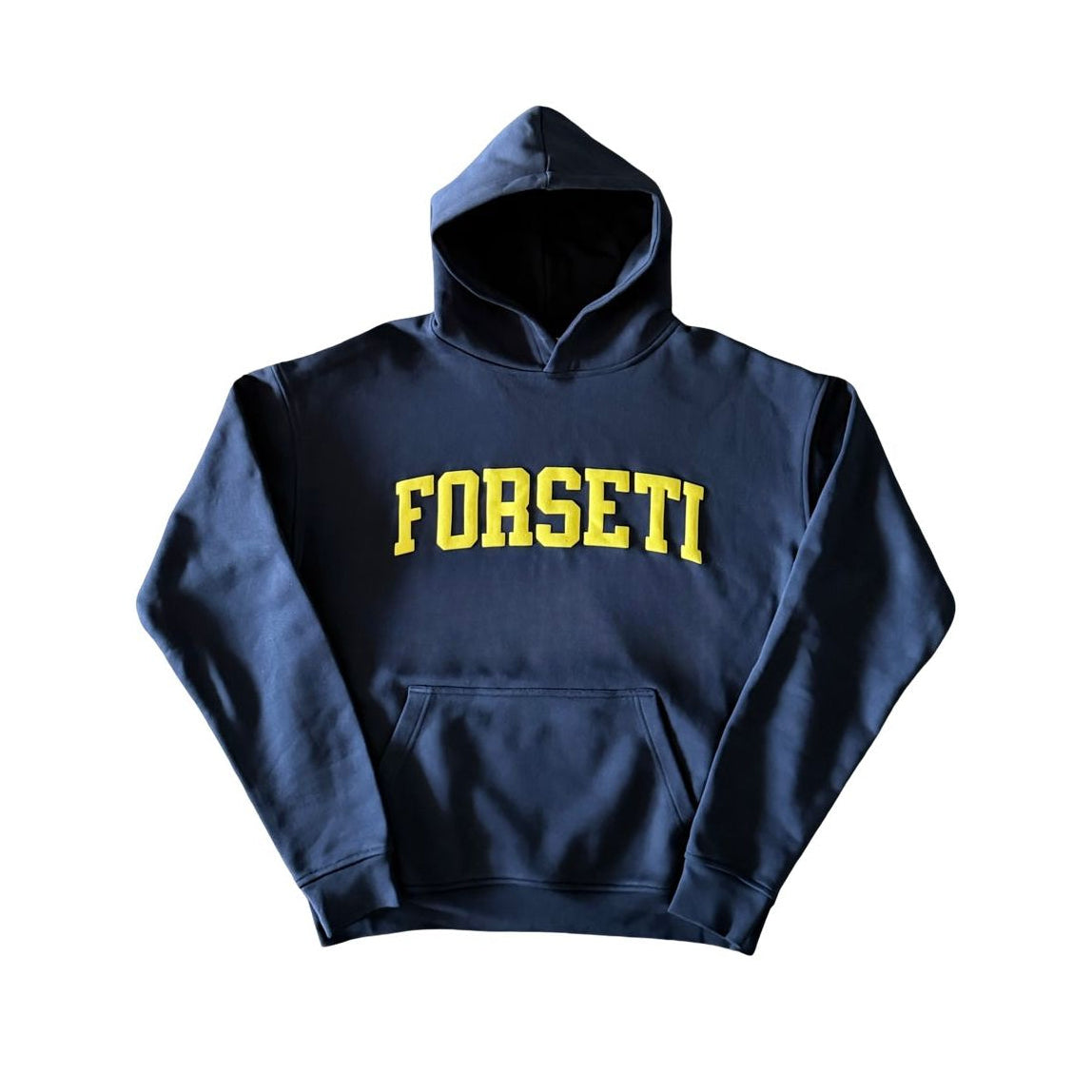 Varsity Navy Heavyweight Puff Hoodie